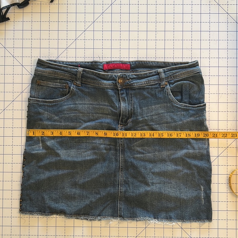 Pure Energy size 14 jean skirt - Picture 6 of 7
